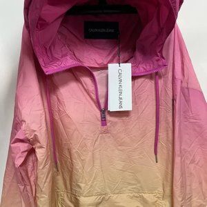 BNWT Calvin Klein Hoodie Wind breaker/Rain coat XS